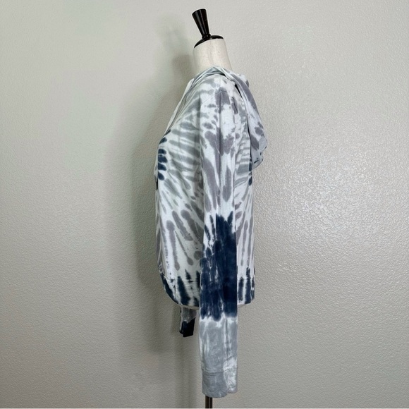 C&C California Boho Tie Dye Twist Front Hoodie Sweatshirt, Sz Small - Picture 5 of 13